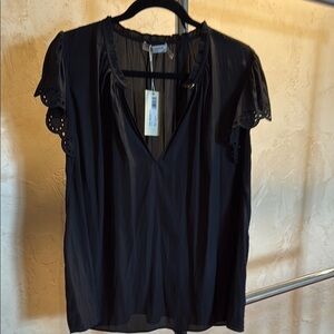 Ramy Brooks Hermine black top NWT size XL